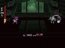 a video game scene where a character says " h ... how 's that old man "
