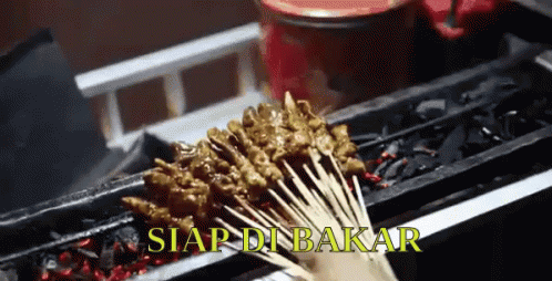 Siap Di Bakar GIF - Siap Di Bakar Bakar Sate Panggang Sate GIFs