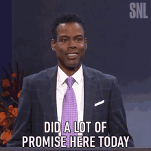 Did A Lot Of Promise Here Today Chris Rock GIF - Did A Lot Of Promise Here Today Chris Rock Pledge GIFs