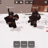 a screenshot of a video game with the name alistair on the bottom right