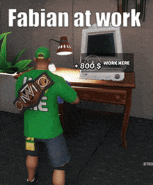 Fabian At Work Fabian GIF - Fabian At Work Fabian Fortnite GIFs