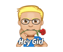 Hey Girl Rose For You GIF - Hey Girl Rose For You Wink GIFs