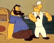 Popeye Hit GIF - Popeye Hit Hitting GIFs
