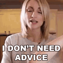 I Dont Need Advice Ashley Crosby GIF - I Dont Need Advice Ashley Crosby Claire And The Crosbys GIFs