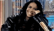 Aaliyah Happy GIF - Aaliyah Happy GIFs