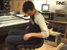 Travis Neil Primrose GIF - Travis Neil Primrose Spinning Chair GIFs