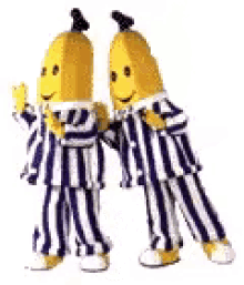 Bananas In Pyjamas GIF