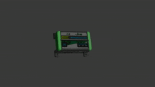 a box with a green and black label that says ' klimathermonika ' on it