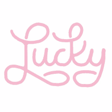 lucky luck happy animated text text
