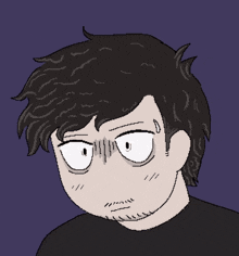 a pixel art drawing of a man with a beard making a funny face