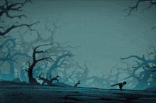 a computer screen shows a landscape with ice and trees and a screenshot of a video game