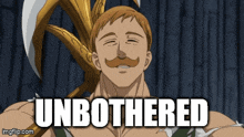 Unbothered Escanor GIF - Unbothered Escanor Anime GIFs