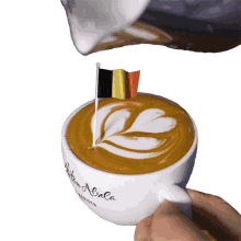 dritan alsela coffee barista latte art belgium