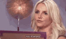 Youre Wrong Britney GIF - Youre Wrong Britney GIFs