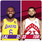Los Angeles Lakers (12) Vs. Toronto Raptors (33) First-second Period Break GIF - Nba Basketball Nba 2021 GIFs
