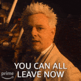 You Can All Leave Now Aziraphale GIF