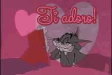 Ti Adoro Ti Amo Innamorato Innamorata Mi Manchi Amore Sei Il Mio Amore Piccola Piccolo GIF - Tom And Jerry Hanna And Barbera Ily GIFs