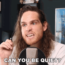 Can You Be Quiet Sam Johnson GIF - Can You Be Quiet Sam Johnson Silent Please GIFs