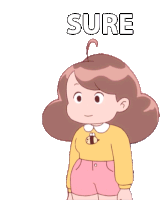 Sure Bee Sticker - Sure Bee Bee And Puppycat Stickers