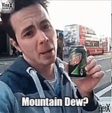 Huw Samuel Soft Drinks GIF - Huw Samuel Soft Drinks Mountain Dew GIFs