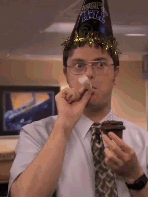 Happy Birthday The Office GIF - Happy Birthday The Office Dwight GIFs