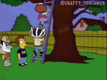 Umich Simpsons No Loosers Club GIF - Umich Simpsons No Loosers Club GIFs