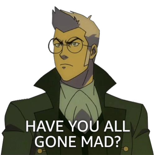 Have You All Gone Mad Percival De Rolo Iii Sticker - Have You All Gone Mad Percival De Rolo Iii The Legend Of Vox Machina Stickers