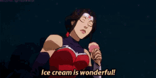 Wonder Woman Ice Cream Is Wonderful GIF - Wonder Woman Ice Cream Is Wonderful GIFs