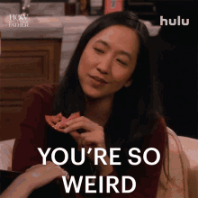 Youre So Weird Ellen GIF - Youre So Weird Ellen How I Met Your Father GIFs