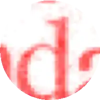 a green and white circle with the letter d in it