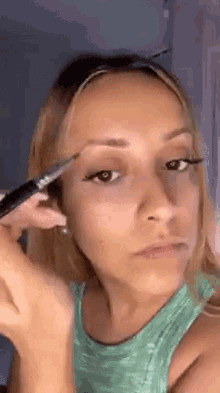 makeup debora spiga debby arts drawing eyebrow getting ready
