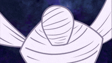 a drawing of a person with a bandage on their head
