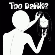 Too Dark Tears GIF - Too Dark Tears Emo GIFs