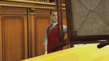 Apollo Apollo Justice GIF - Apollo Apollo Justice Hit By A Chair GIFs