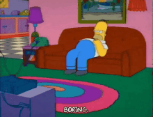 Bored Homer Simpson GIF - Bored Homer Simpson The Simpsons GIFs