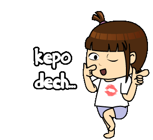 Kepo Bocah Sticker - Kepo Bocah Nyinyir Stickers