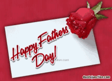 Happy Fathers Day Rose GIF - Happy Fathers Day Rose GIFs