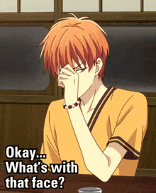 What Now Funny Face GIF - What Now Funny Face Kyo Sohma GIFs