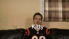 Tom Grossi Kitty Goes Ow GIF - Tom Grossi Kitty Goes Ow Bengals GIFs