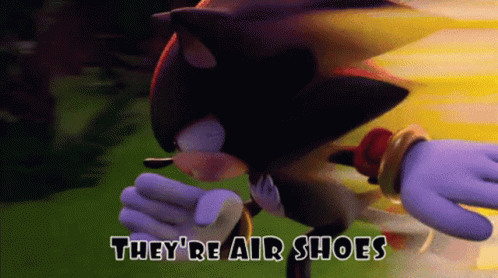 Sonic Prime Shadow The Hedgehog GIF - Sonic Prime Shadow The Hedgehog  Theyre Air Shoes - Discover & Share GIFs