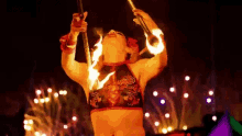 Fire Dancer Fire GIF - Fire Dancer Fire Flame GIFs