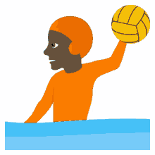 playing water polo joypixels water polo sports ball