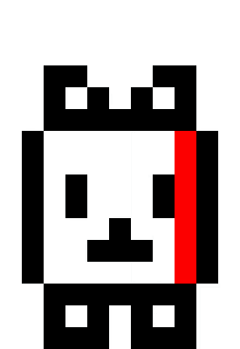 a pixel art drawing of a rainbow colored tv screen with a smiley face .