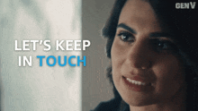 Let'S Keep In Touch Victoria Neuman GIF - Let'S Keep In Touch Victoria Neuman Gen V GIFs