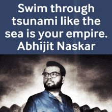 Swim Through Tsunami Abhijit Naskar GIF