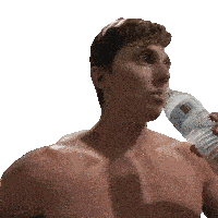 Drinking Water Brandon William Sticker