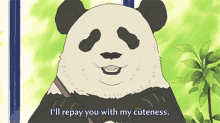 Cutie Repay W Ith Cuteness GIF - Cutie Repay W Ith Cuteness Panda GIFs