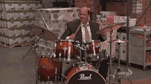 Ba Dum Tss GIF - Drums Kevin The Office GIFs