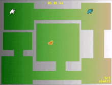 a computer screen shows a game being played with a time of 05 : 01 : 44