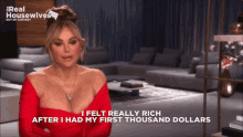 Dian Rhobh Paycheck Rich Rich GIF - Dian Rhobh Paycheck Rich Rich Real Housewives GIFs